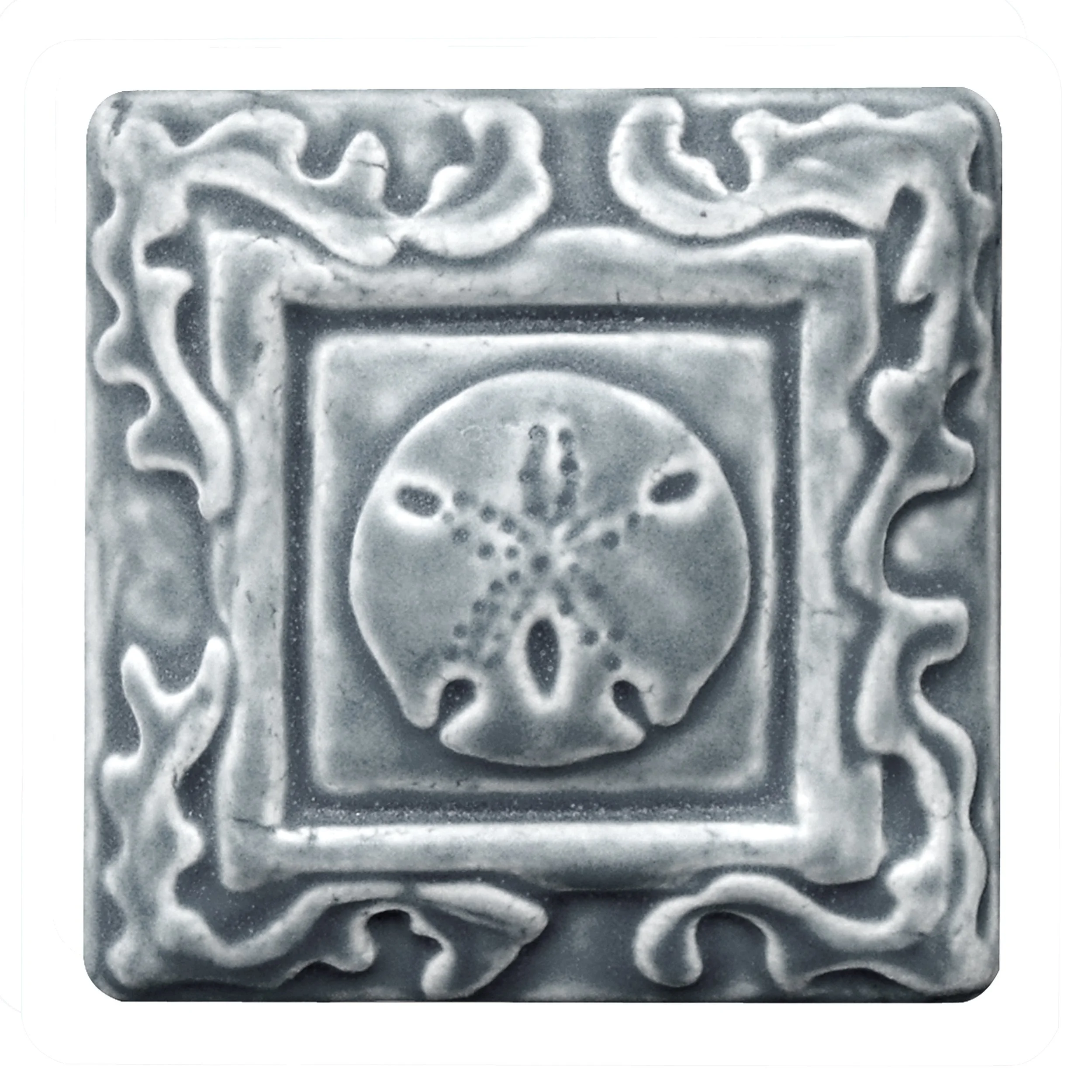 Sand Dollar Art Tile — Whistling Frog Tile Company
